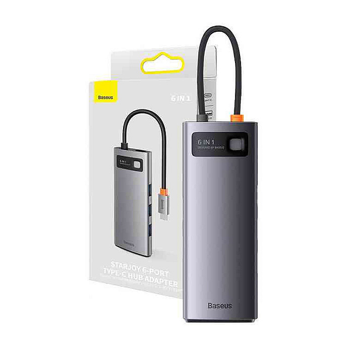 Baseus Starjoy 6 in 1 Type-C Hub Adapter